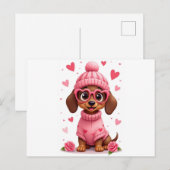 Valentinas Geburtstagsleben der Liebe Postkarte (Vorne/Hinten)