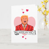 Valentinas große Neuerung Karte (Gelbe Blume)