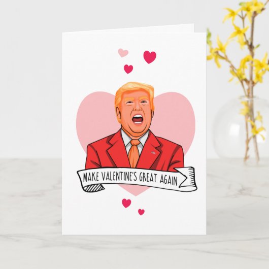 Valentinas große Neuerung Karte (Gelbe Blume)