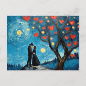 Valentinas Postkarte - Van Gogh Valentine (Vorderseite)