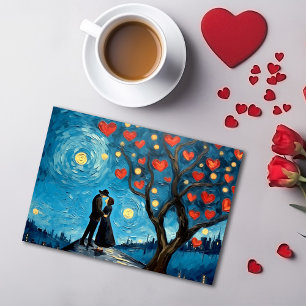 Valentinas Postkarte - Van Gogh Valentine