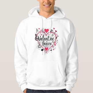 Valentinas Serenade: Ein herzliches Design für Lie Hoodie