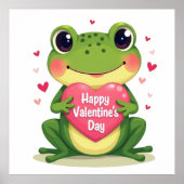 Valentinatfrosch Poster (Vorne)