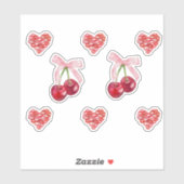 Valentinaufkleber Aufkleber (Blatt)