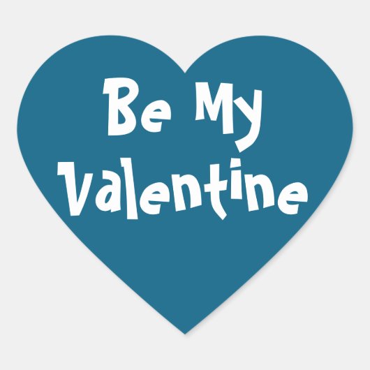 Valentinaufkleber von dalDesignNZ Herz-Aufkleber (Vorderseite)