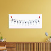 Valentinbanner IV Leinwanddruck (Insitu (Wohnzimmer))