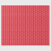 Valentinbär mit Herz Geschenkpapier (Flach)