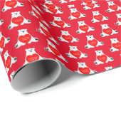 Valentinbär mit Herz Geschenkpapier (Rolleneckpunkt)