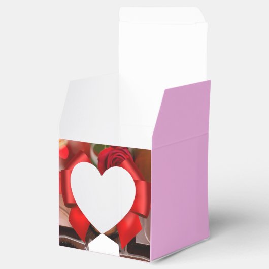 Valentinbeutel Geschenkschachtel (Geöffnet)