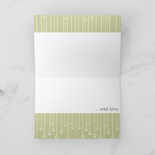 Valentindesign Feiertagskarte (Innenseite)