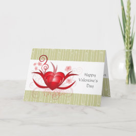 Valentindesign Feiertagskarte