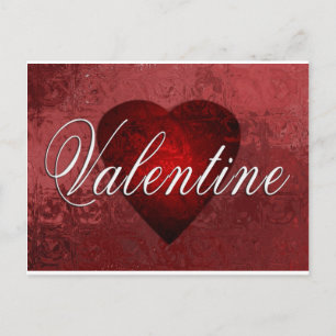 Valentindesign Feiertagspostkarte