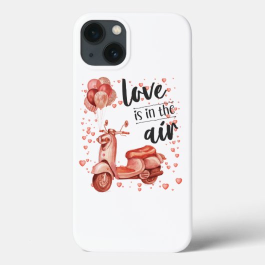 Valentindesign: Roller und Ballons Case-Mate iPhone Hülle (Rückseite)