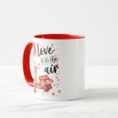 Valentindesign: Tasse von Rollern und Ballons (Vorderseite Links)