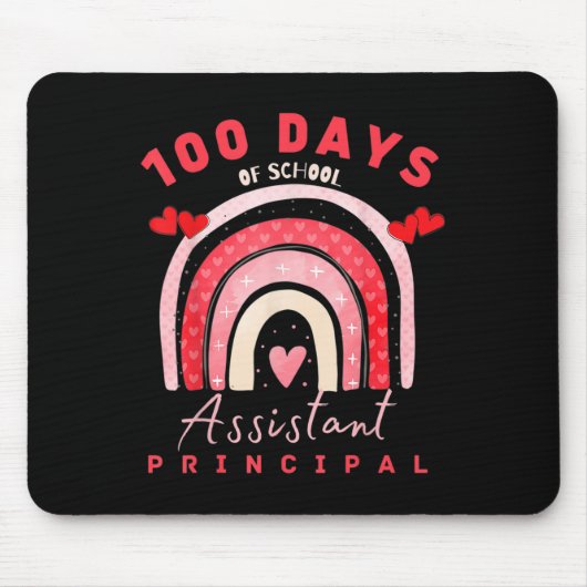 Valentine 100 Tage der Schule Istant Hauptgenuss Mousepad (Vorne)
