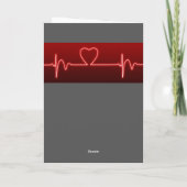 Valentine 1 Schwäne, Valentinkarte, Ai generiert Dankeskarte (Rückseite)