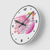 Valentine 2026-Clock-Thai Runde Wanduhr (Winkel)