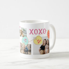Valentine 4 FotoCollage Kaffeetasse
