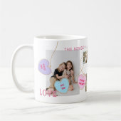 Valentine 4 FotoCollage Kaffeetasse (Links)