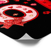Valentine 67 Funny Six Seven Meme Coquette Bow Wom Poster (Ecke)