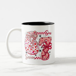Valentine 67 Six Seven 6 7 Meme Valentinstag  Wo Zweifarbige Tasse