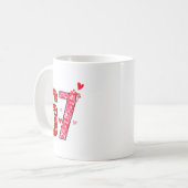 Valentine 67 Six Seven Funny Saying Viral Meme  Kaffeetasse (Vorderseite Links)