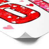 Valentine 67 Six Seven Funny Saying Viral Meme  Poster (Ecke)