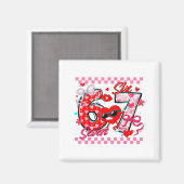 Valentine 67 Six Seven Meme Dabbing Hearts Matchin Magnet (Vorderseite/Rückseite)