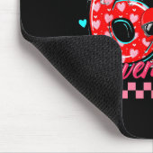 Valentine 67 Six Seven Meme Dabbing Herzen Matchin Mousepad (Ecke)