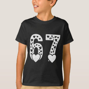 Valentine 6-7 Spaß 67 Zahl 6-7 6 7 Valentine Sechs T-Shirt