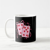 Valentine 6 7 Valentines Day Matching Couple Heart Kaffeetasse (Links)