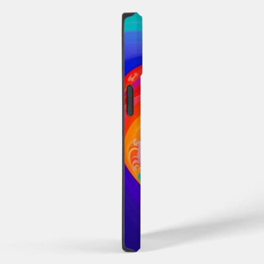 Valentine Abstrakt Hearts Case-Mate iPhone Hülle (Rückseite / Rechts)