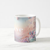 Valentine Abstrakte Liebe Kaffeetasse (VorderseiteRechts)