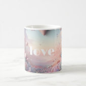 Valentine Abstrakte Liebe Kaffeetasse (Mittel)