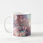Valentine Abstrakte Liebe Kaffeetasse (Links)