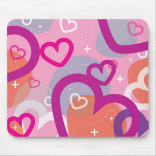 Valentine abstraktes Mousepad