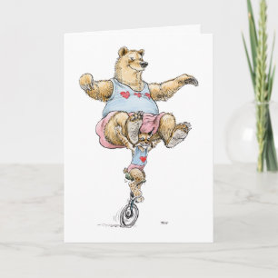 Valentine Acrobat Couple Card Karte