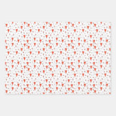 Valentine Aloe Pflanze Sukkulente Streifen Herz Geschenkpapier Set (Vorderseite 3)