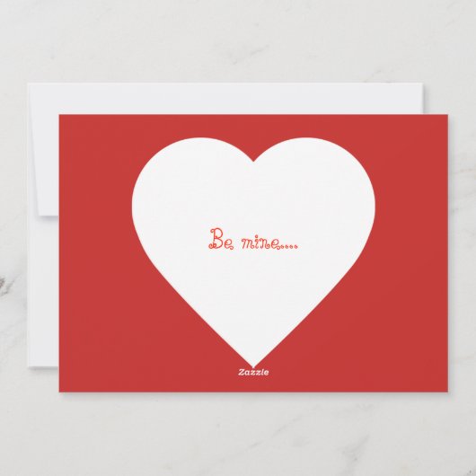 Valentine am Strand Feiertagskarte (Rückseite)