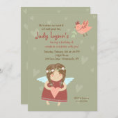 Valentine Angel Einladung (Vorne/Hinten)