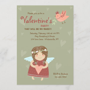 Valentine Angel Einladung