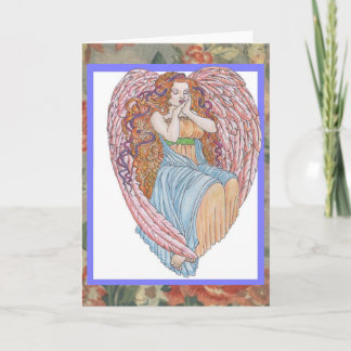 Valentine Angel Feiertagskarte