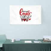 Valentine Art alle von mir Lieben Sie alle Banner (Messeveranstaltung)