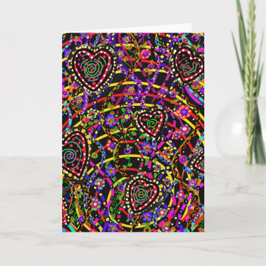 Valentine Art Feiertagskarte (Vorderseite)