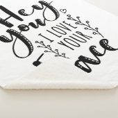 Valentine Art Hey, ich Liebe dein Gesicht Sherpadecke (3/4)