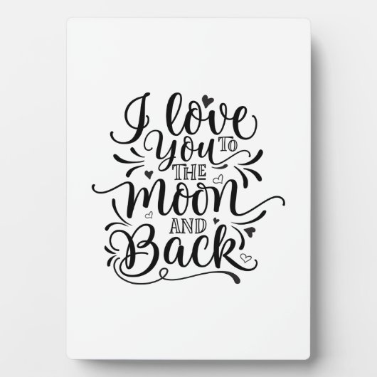 Valentine Art I Liebe Fotoplatte (Vorderseite)