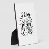 Valentine Art I Liebe Fotoplatte (Seite)
