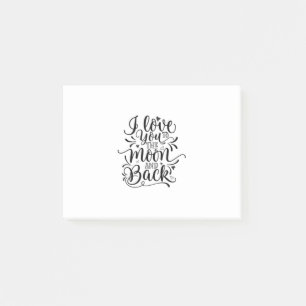 Valentine Art I Liebe Post-it Klebezettel