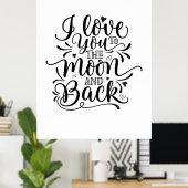 Valentine Art I Liebe Poster (Heimbüro)