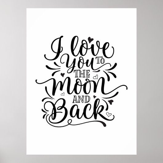 Valentine Art I Liebe Poster (Vorne)